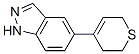 5-(3,6-Dihydro-2H-thiopyran-4-yl)-1H-indazole Structure,885272-64-0Structure