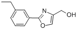 [2-(3-Ethylphenyl)oxazol-4-yl]methanol Structure,885272-71-9Structure