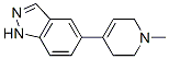 5-(1-Methyl-1,2,3,6-tetrahydro-pyridin-4-yl)-1h-indazole Structure,885272-72-0Structure