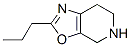 2-Propyl-4,5,6,7-tetrahydro-oxazolo[5,4-c]pyridine Structure,885273-11-0Structure