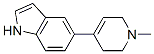 5-(1-Methyl-1,2,3,6-tetrahydro-pyridin-4-yl)-1h-indole Structure,885273-31-4Structure