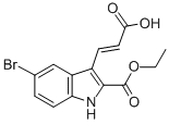 Ethyl5-bromo-3-(2-carboxyvinyl)-1h-indole-2-carboxylate Structure,885273-61-0Structure