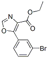 5-(3-Bromo-phenyl)-oxazole-4-carboxylic acid ethyl ester Structure,885274-09-9Structure