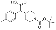 2-(4-Boc-piperazinyl)-2-(4-methylphenyl)acetic acid Structure,885274-11-3Structure