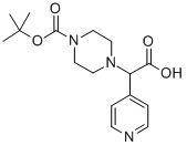 1-Boc-4-(carboxy-pyridin-4-yl-methyl)-piperazine Structure,885274-54-4Structure