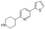 5-Thiophen-2-yl-1,2,3,4,5,6-hexahydro-[2,4]bipyridinyl Structure,885274-71-5Structure