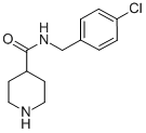 Piperidine-4-carboxylicacid4-chlorobenzylamide Structure,885274-77-1Structure