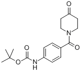 N-boc-4-(4-oxo-piperidine-1-carbonyl)aniline Structure,885274-90-8Structure