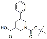 5-Phenyl-piperidine-1,3-dicarboxylic acid 1-tert-butyl ester Structure,885274-99-7Structure