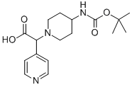 (4-Boc-amino-piperidin-1-yl)-pyridin-4-yl-acetic acid Structure,885275-36-5Structure