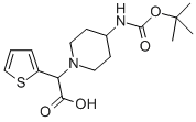 (4-Boc-amino-piperidin-1-yl)-thiophen-2-yl-acetic acid Structure,885275-38-7Structure