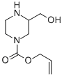 3-Hydroxymethyl-piperazine-1-carboxylic acid allyl ester Structure,885275-39-8Structure