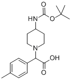 (4-Boc-amino-piperidin-1-yl)-p-tolyl-acetic acid Structure,885275-57-0Structure