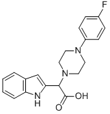 [4-(4-Fluorophenyl)piperazin-1-yl]-(1h-indol-2-yl)-aceticacid Structure,885276-84-6Structure