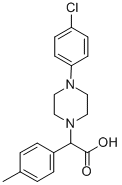 [4-(4-Chlorophenyl)piperazin-1-yl]-p-tolyl-aceticacid Structure,885276-86-8Structure