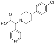 [4-(4-Chlorophenyl)piperazin-1-yl]pyridin-4-yl-aceticacid Structure,885276-90-4Structure