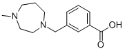 3-(4-Methyl-[1,4]diazepan-1-ylmethyl)-benzoic acid Structure,885277-07-6Structure