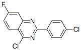 4-Chloro-2-(4-chloro-phenyl)-7-fluoro-quinazoline Structure,885277-75-8Structure