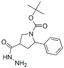 4-Hydrazinocarbonyl-2-phenyl-pyrrolidine-1-carboxylic acid tert-butyl ester Structure,885277-93-0Structure