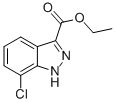 7-氯-1H-吲唑-3-羧酸乙酯結構式_885278-59-1結構式