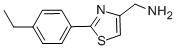 2-(4-Ethylphenyl)-4-thiazolemethanamine Structure,885280-80-8Structure