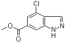 4-Chloro-6-indazolecarboxylic acid methyl ester Structure,885519-19-7Structure