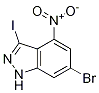 6-Bromo-3-iodo-4-nitro-1h-indazole Structure,885519-45-9Structure