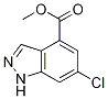 Methyl 6-chloro-1h-indazole-4-carboxylate Structure,885519-72-2Structure