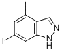 1H-Indazole, 6-iodo-4-methyl- Structure,885521-18-6Structure