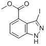 Methyl 3-iodo-1H-indazole-4-carboxylate Structure,885521-54-0Structure