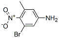 5-Amino-1-bromo-3-methyl-2-nitrobenzene Structure,885523-78-4Structure