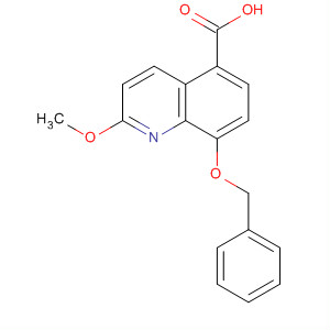 8-Benzyloxy-2-methoxyquinoline-5-carboxylic acid Structure,885688-15-3Structure