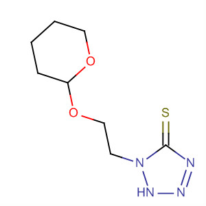 1,2-Dihydro-1-[2-[(tetrahydro-2h-pyran-2-yl)oxy]ethyl]-5h-tetrazole-5-thione Structure,88570-74-5Structure