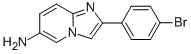 2-(4-Bromophenyl)-imidazo[1,2-a]pyridin-6-amine Structure,885950-52-7Structure