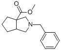 Methyl 2-benzyl-octahydrocyclopenta[c]pyrrole-3a-carboxylate Structure,885958-43-0Structure