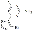 4-(3-Bromo-2-thienyl)-6-methyl-2-pyrimidinamine Structure,886360-55-0Structure