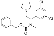 1-Pyrrolidin-2-(3,5-dichlorophenyl)-2-(n-cbz-n-methyl)amino-ethane Structure,886362-13-6Structure