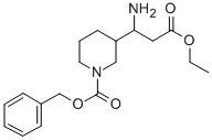 3-Amino-3-(3-cbz)piperidine-propionic acid ethyl ester Structure,886362-35-2Structure