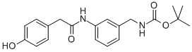 [3-[2-(4-Hydroxy-phenyl)-acetylamino]-benzyl]-carbamicacidtert-butylester Structure,886362-47-6Structure