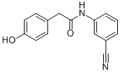 N-(3-cyano-phenyl)-2-(4-hydroxy-phenyl)-acetamide Structure,886362-51-2Structure