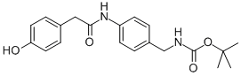 [4-[2-(4-Hydroxy-phenyl)-acetylamino]-benzyl]-carbamicacidtert-butylester Structure,886362-53-4Structure