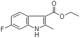 6-氟-2-甲基-1H-吲哚-3-羧酸乙酯結構式_886362-69-2結構式