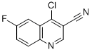 4-Chloro-6-fluoro-quinoline-3-carbonitrile Structure,886362-73-8Structure