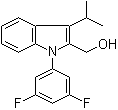 1-(3,5-Difluorophenyl)-2-hydroxymethyl-3-isopropylindole Structure,886362-94-3Structure