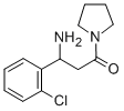 N-pyrrolidin-3-amino-3-(2-chlorophenyl)propionamide Structure,886362-98-7Structure