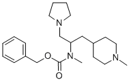 1-Pyrrolidin-2-(n-cbz-n-methyl)amino-3-(4-n-methyl)piperidine-propane Structure,886363-02-6Structure