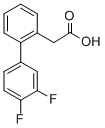 2-Biphenyl-3,4-difluoro-aceticacid Structure,886363-33-3Structure