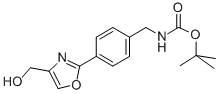 [4-(4-Hydroxymethyl-oxazol-2-yl)-benzyl]-carbamicacidtert-butylester Structure,886363-38-8Structure