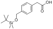 [4-(Tert-butyl-dimethyl-silanyloxymethyl)phenyl]-aceticacid Structure,886363-54-8Structure