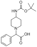 (4-N-boc-amino-piperidin-1-yl)-phenyl-acetic acid Structure,886363-59-3Structure